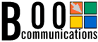 boo communications logo